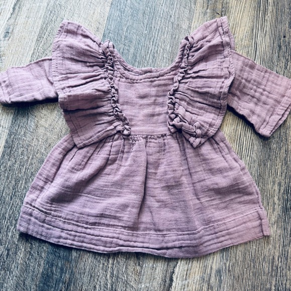 kate quinn Other - Kate Quinn purple lavender 3-6 months dress 100% organic cotton  B26